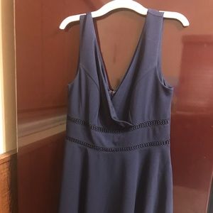 Juniors large navy blue dress.
